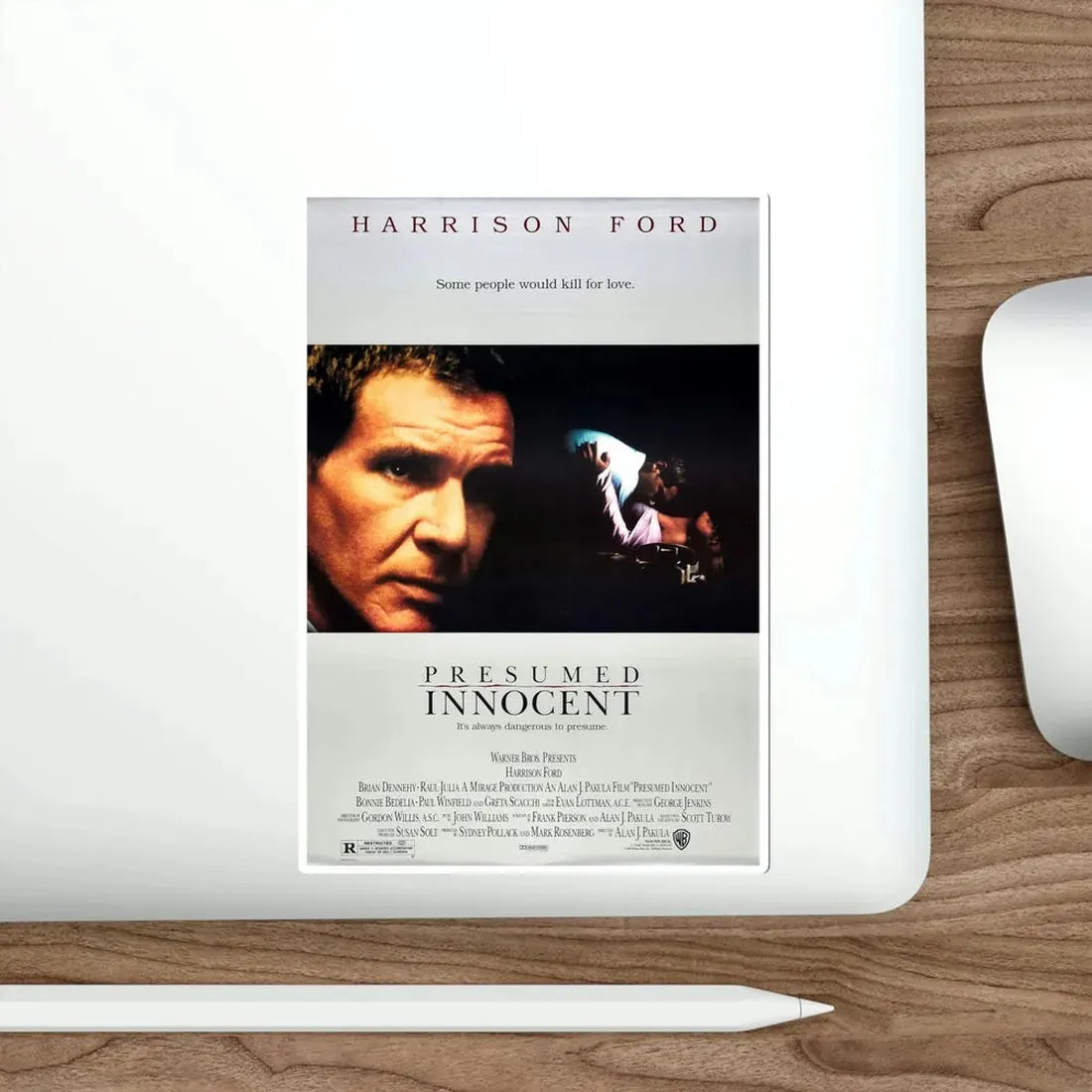 Presumed Innocent 1990 Movie Poster STICKER Vinyl Die-Cut Decal - The Sticker Space