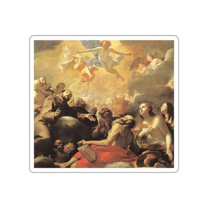 PRETI, Mattia - Christ in Glory (Artwork) STICKER Vinyl Die-Cut Decal White Die-Cut 5 Inch - The Sticker Space