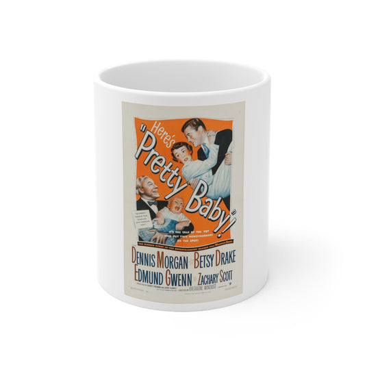 Pretty Baby 1950 Movie Poster - White Coffee Cup 11oz-11oz-The Sticker Space