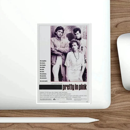 Pretty in Pink 1986 Movie Poster STICKER Vinyl Die-Cut Decal - The Sticker Space