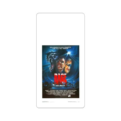 PRIMAL RAGE (ITALIAN) 1988 Movie Poster - STICKER Vinyl Kiss-Cut Decal 4 Inch White - The Sticker Space