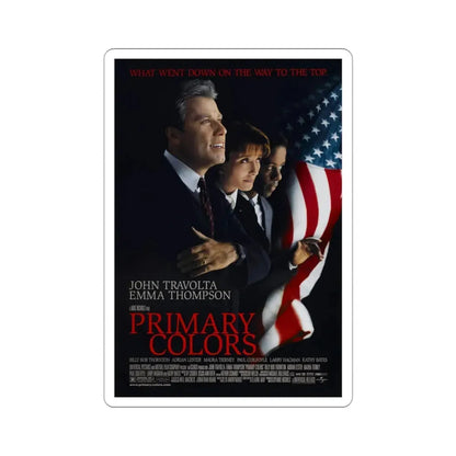 Primary Colors 1998 Movie Poster STICKER Vinyl Die-Cut Decal 3 Inch - The Sticker Space