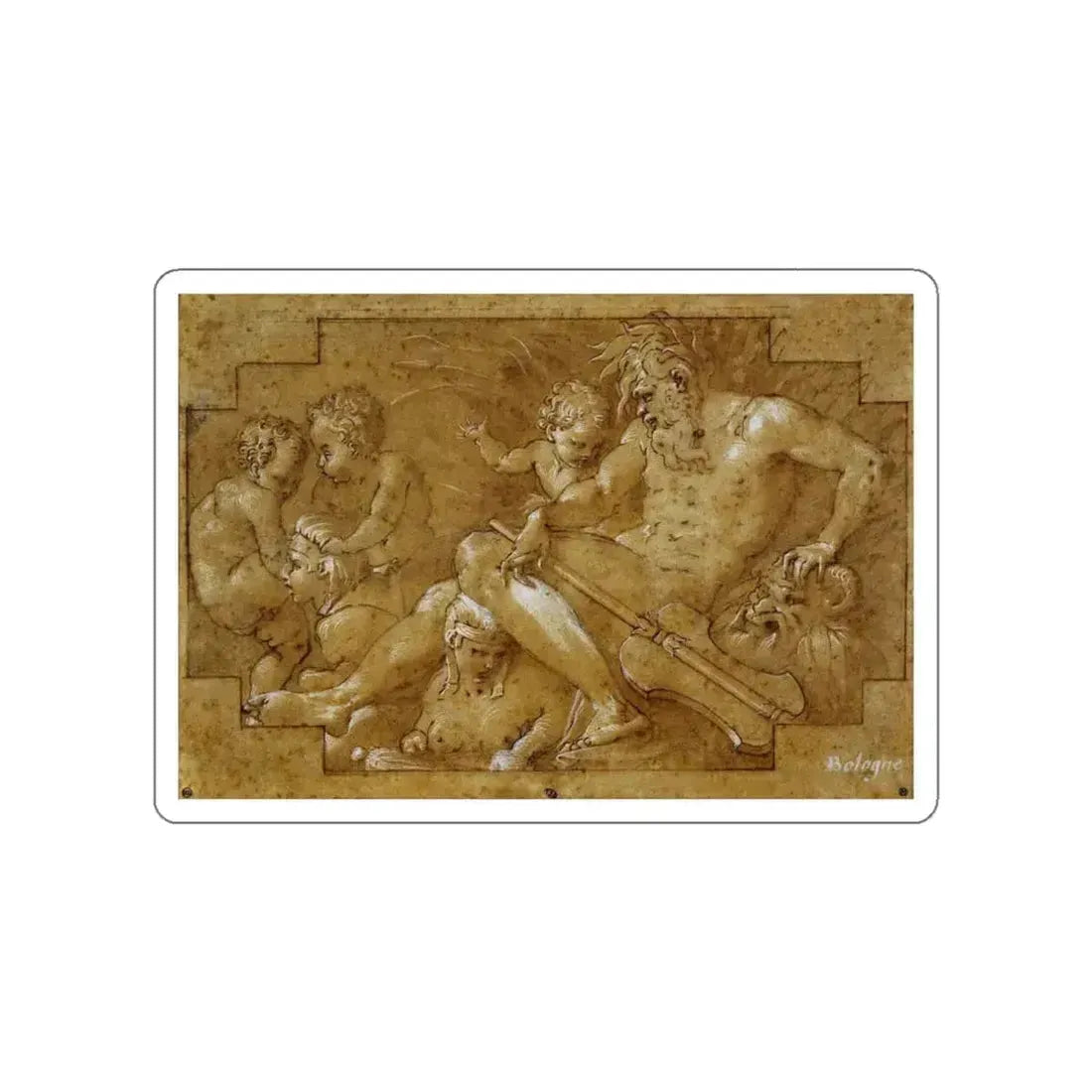 PRIMATICCIO, Francesco - The Nile (Artwork) STICKER Vinyl Die-Cut Decal White Die-Cut 3 Inch - The Sticker Space