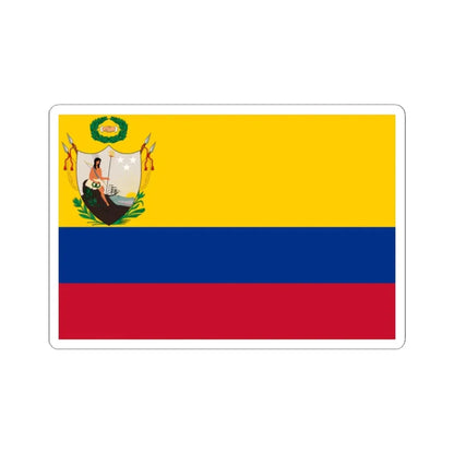 Primera bandera de la Gran Colombia (Colombia) STICKER Vinyl Kiss-Cut Decal 2 Inch White - The Sticker Space