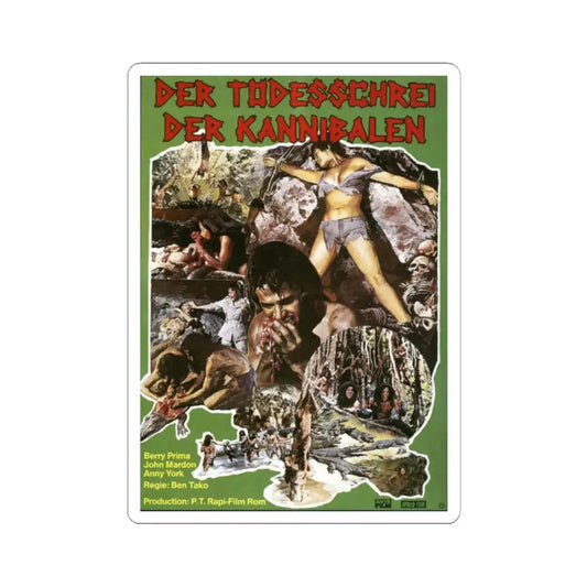 PRIMITIVES 1978 Movie Poster - STICKER Vinyl Kiss-Cut Decal 2 Inch White - The Sticker Space