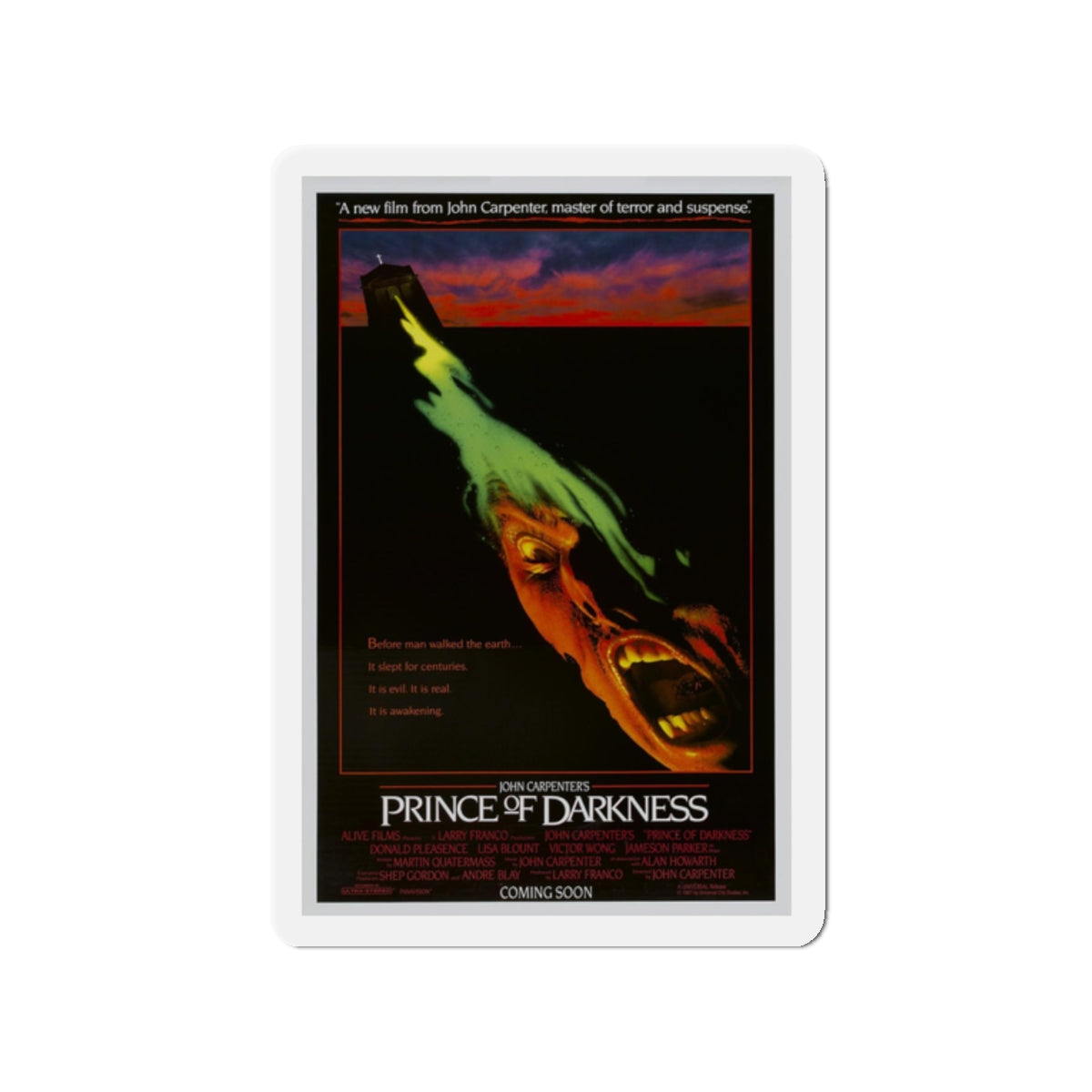 PRINCE OF DARKNESS 1987 Movie Poster - Refrigerator Magnet-2" x 2"-The Sticker Space