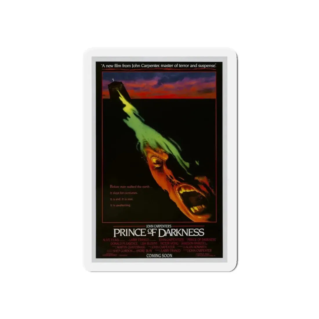PRINCE OF DARKNESS 1987 Movie Poster - Refrigerator Magnet - The Sticker Space