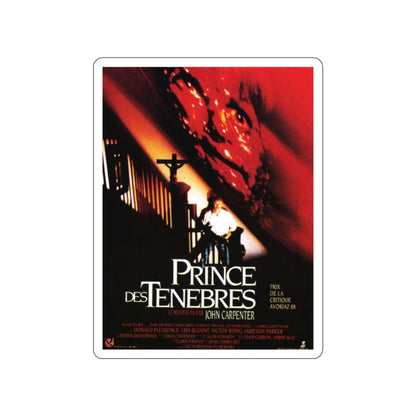 PRINCE OF DARKNESS (FRENCH) 1987 Movie Poster STICKER Vinyl Die-Cut Decal-White-The Sticker Space