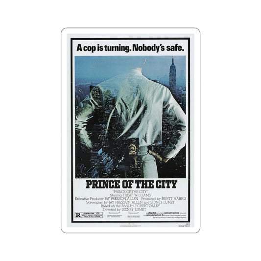 Prince of the City 1981 Movie Poster STICKER Vinyl Die-Cut Decal-6 Inch-The Sticker Space