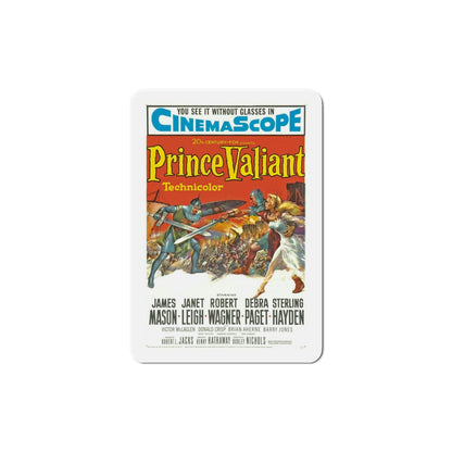 Prince Valiant 1954 Movie Poster Die-Cut Magnet-5 Inch-The Sticker Space