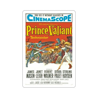 Prince Valiant 1954 Movie Poster STICKER Vinyl Die-Cut Decal - The Sticker Space