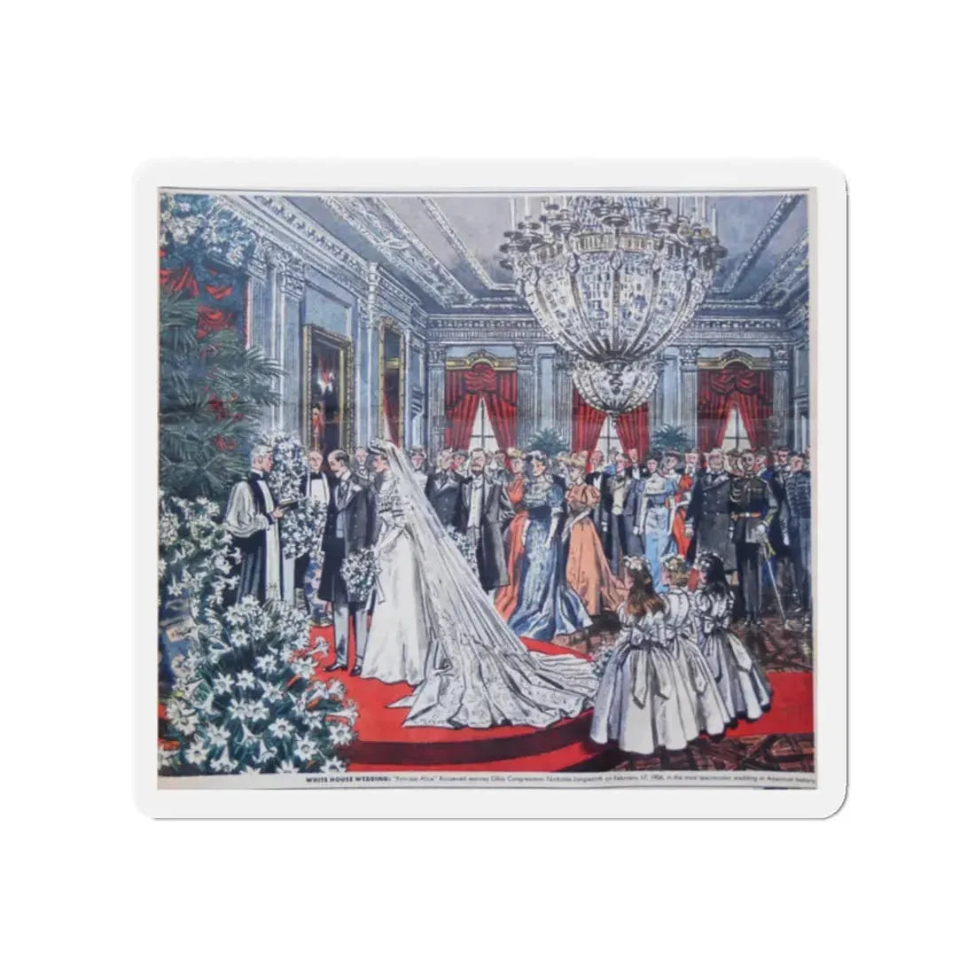 Princess Alice, This Week Magazine, January 18, 1964 (Magazine Illustration) Refrigerator Magnet - The Sticker Space