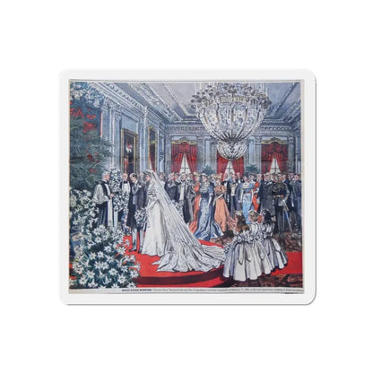 Princess Alice, This Week Magazine, January 18, 1964 (Magazine Illustration) Refrigerator Magnet - The Sticker Space