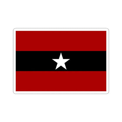 Principality of Albania - Civil ensign 1914-1925 (Albania) STICKER Vinyl Kiss-Cut Decal 3 Inch White - The Sticker Space