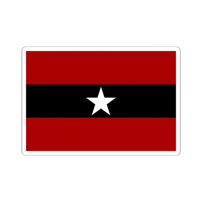 Principality of Albania - Civil ensign 1914-1925 (Albania) STICKER Vinyl Kiss-Cut Decal 6 Inch White - The Sticker Space