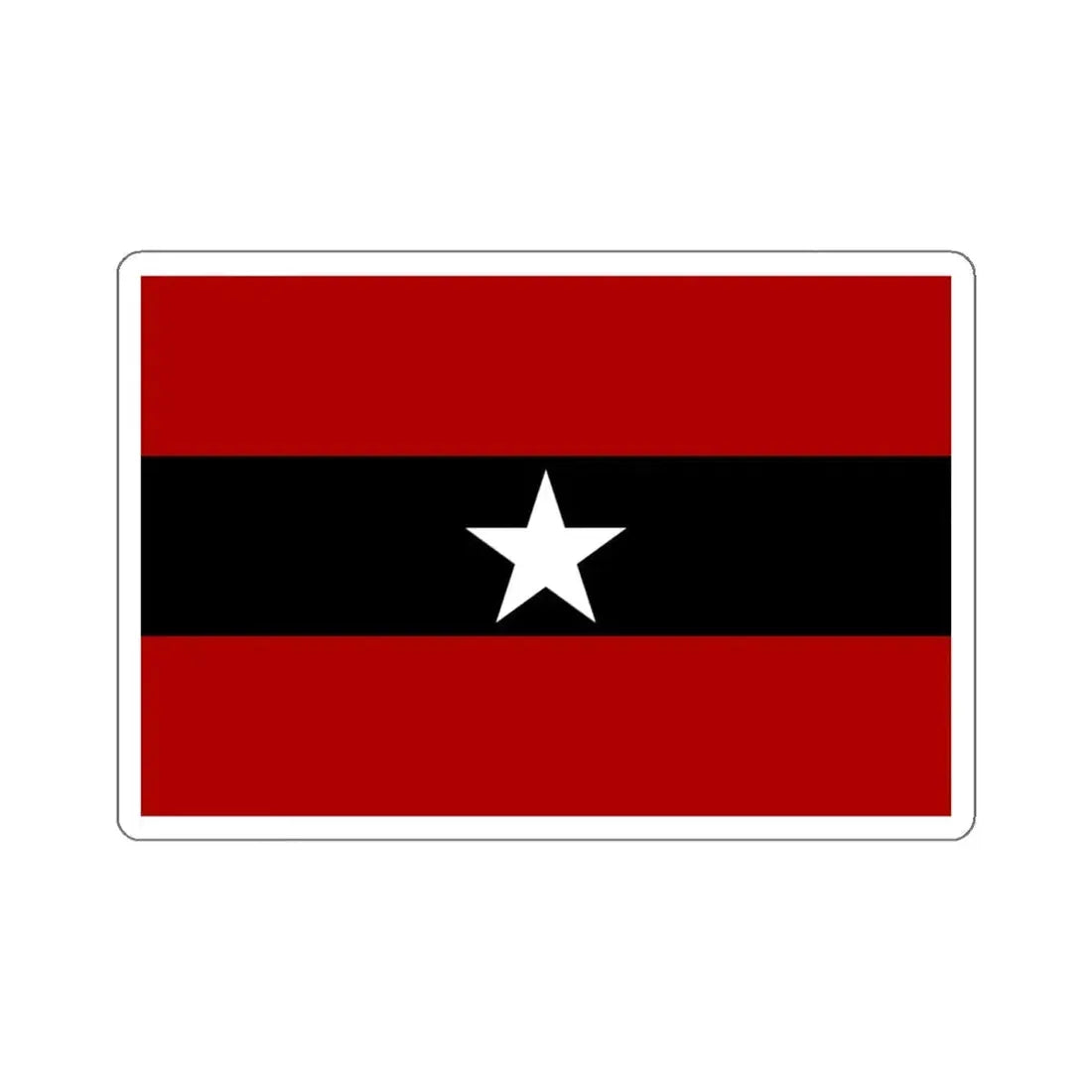 Principality of Albania Civil ensign 1914 to 1925 STICKER Vinyl Die-Cut Decal 4 Inch - The Sticker Space