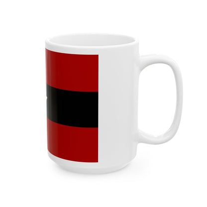 Principality of Albania Civil ensign 1914 to 1925 - White Coffee Mug-The Sticker Space