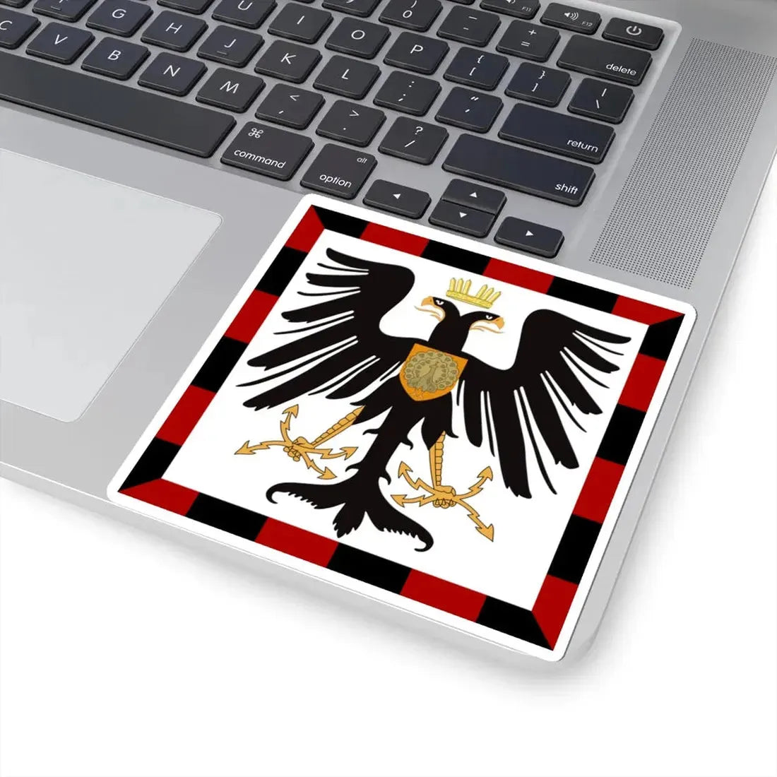 Principality of Albania - Crown Princes standard House of Wied (Albania) STICKER Vinyl Kiss-Cut Decal - The Sticker Space