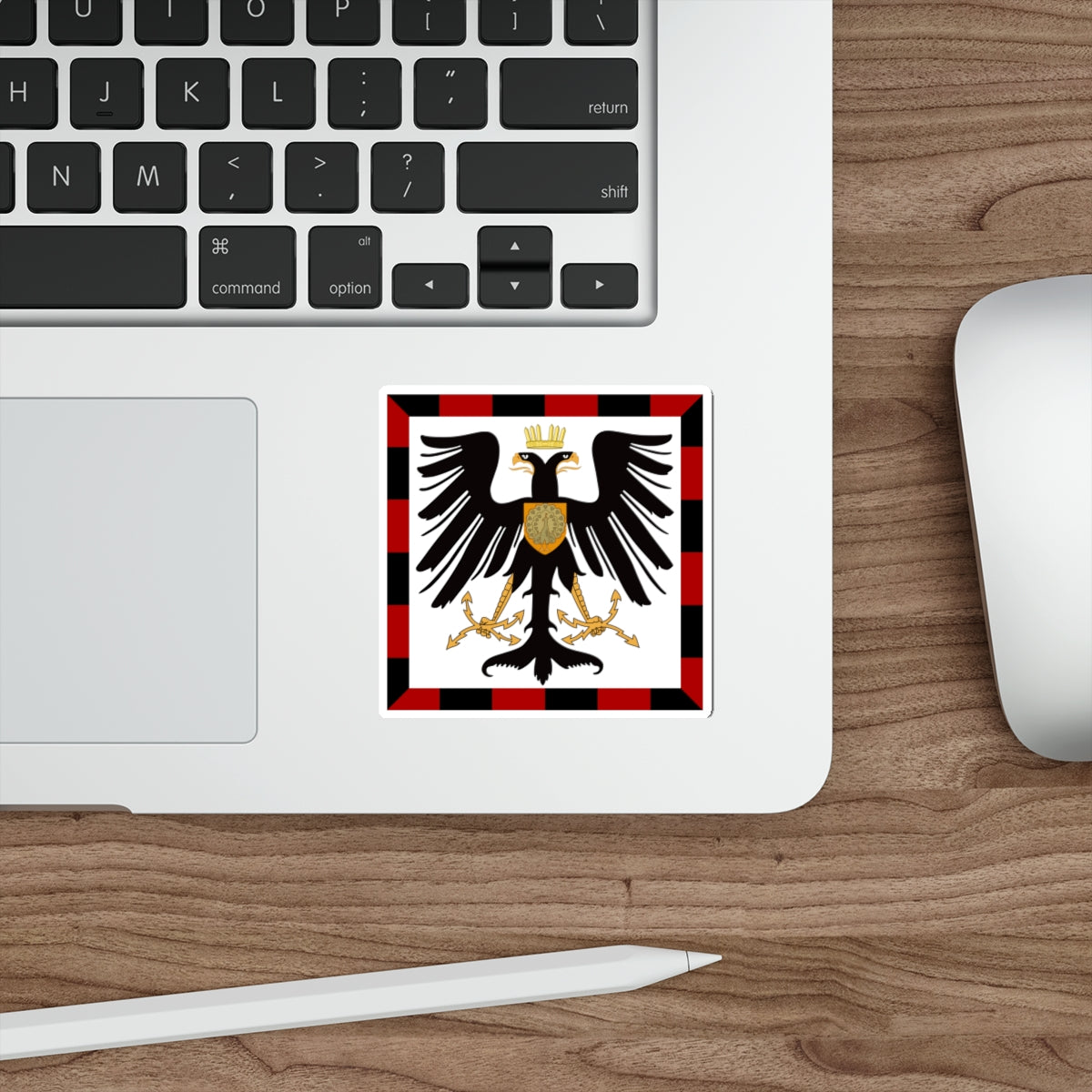 Principality of Albania Crown Prince's standard House of Wied STICKER Vinyl Die-Cut Decal-The Sticker Space