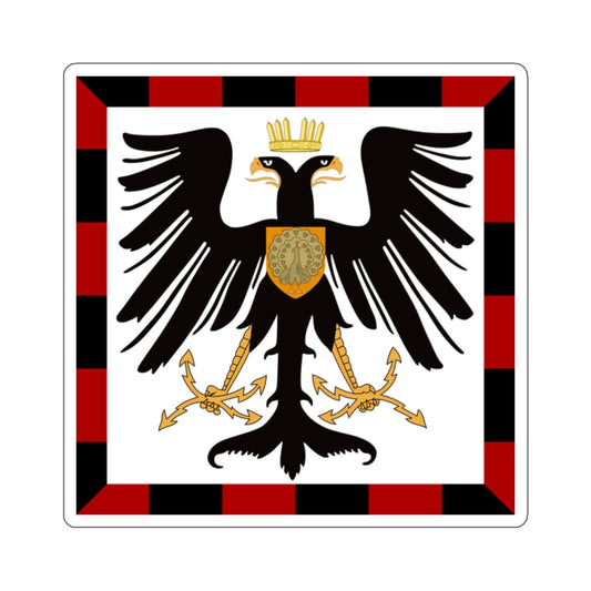 Principality of Albania Crown Prince's standard House of Wied STICKER Vinyl Die-Cut Decal-White-The Sticker Space