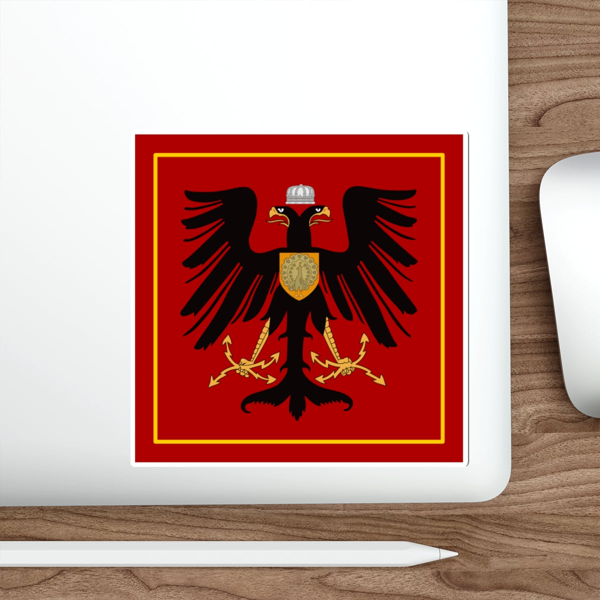 Principality of Albania Princess standard House of Wied STICKER Vinyl Die-Cut Decal-The Sticker Space