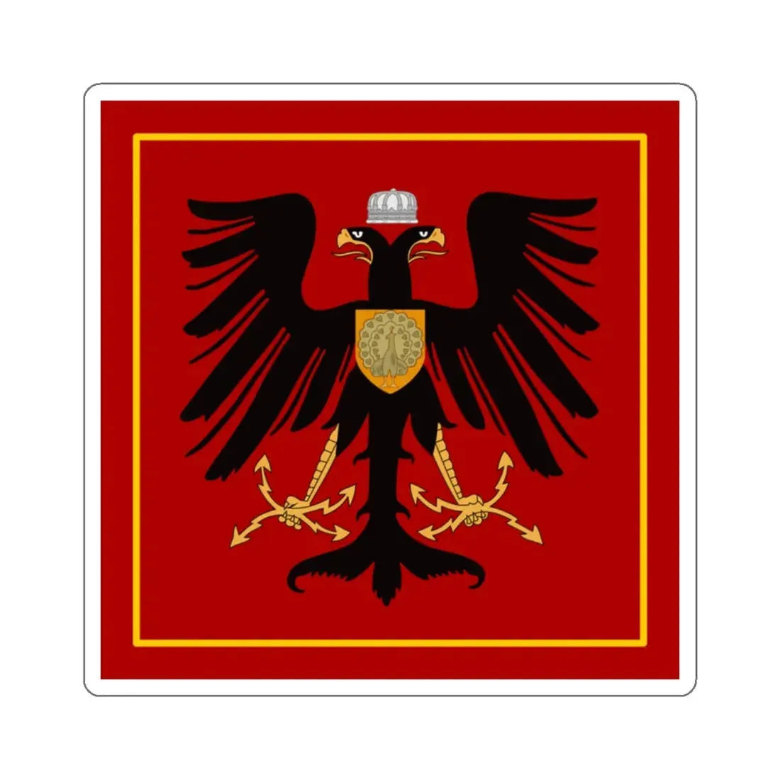 Principality of Albania Princess standard House of Wied STICKER Vinyl Die-Cut Decal - The Sticker Space