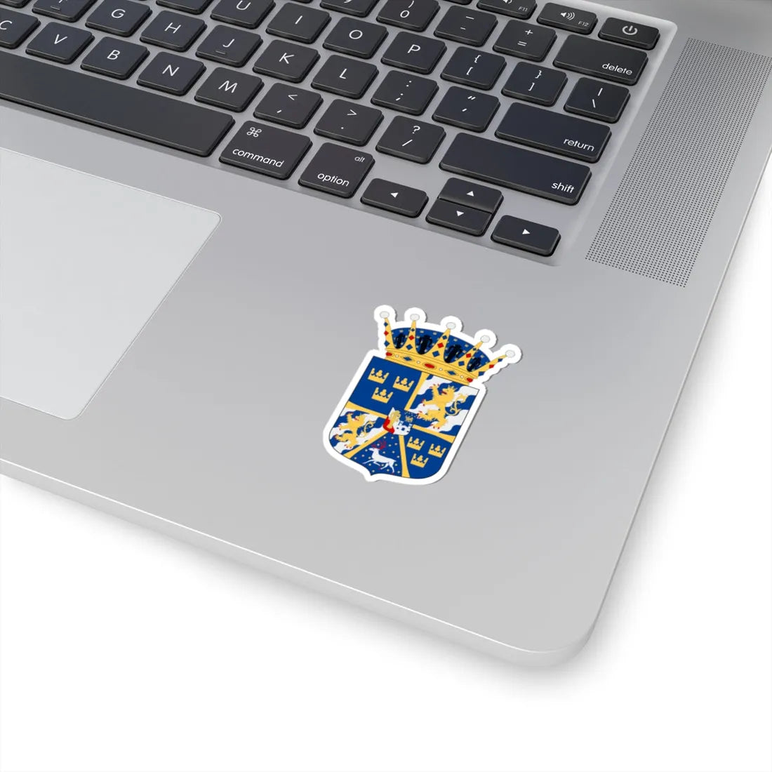 Prins Gustaf Adolf Edmund vapen (Sweden) (Coat of Arms) STICKER Vinyl Kiss-Cut Decal - The Sticker Space