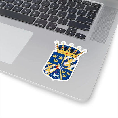 Prins Gustaf Adolf Edmund vapen (Sweden) (Coat of Arms) STICKER Vinyl Kiss-Cut Decal - The Sticker Space