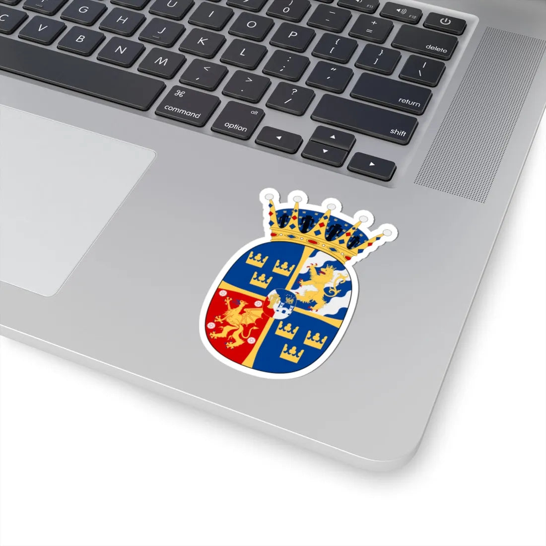 Prinsessan Estelle vapen (Sweden) (Coat of Arms) STICKER Vinyl Kiss-Cut Decal - The Sticker Space