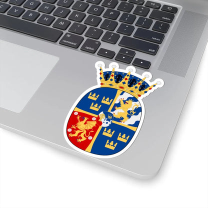 Prinsessan Estelle vapen (Sweden) (Coat of Arms) STICKER Vinyl Kiss-Cut Decal - The Sticker Space