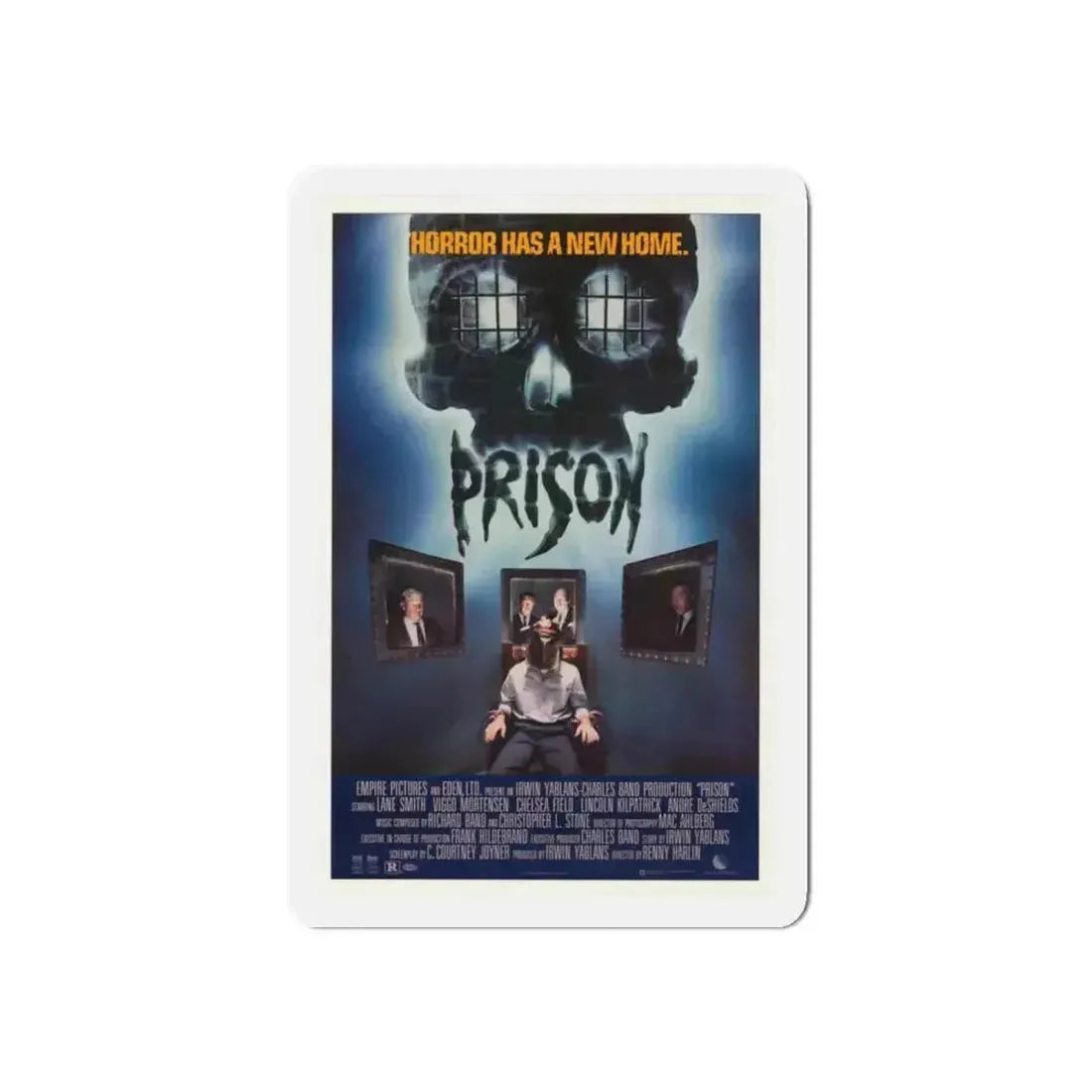 PRISON 1987 Movie Poster - Refrigerator Magnet 6 Inch Die-Cut - The Sticker Space