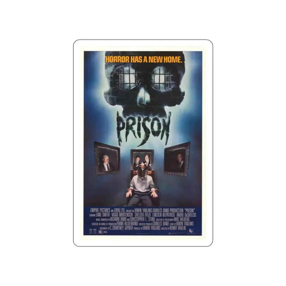 PRISON 1987 Movie Poster STICKER Vinyl Die-Cut Decal - The Sticker Space