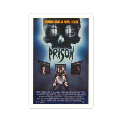 PRISON 1987 Movie Poster - STICKER Vinyl Kiss-Cut Decal 4 Inch White - The Sticker Space