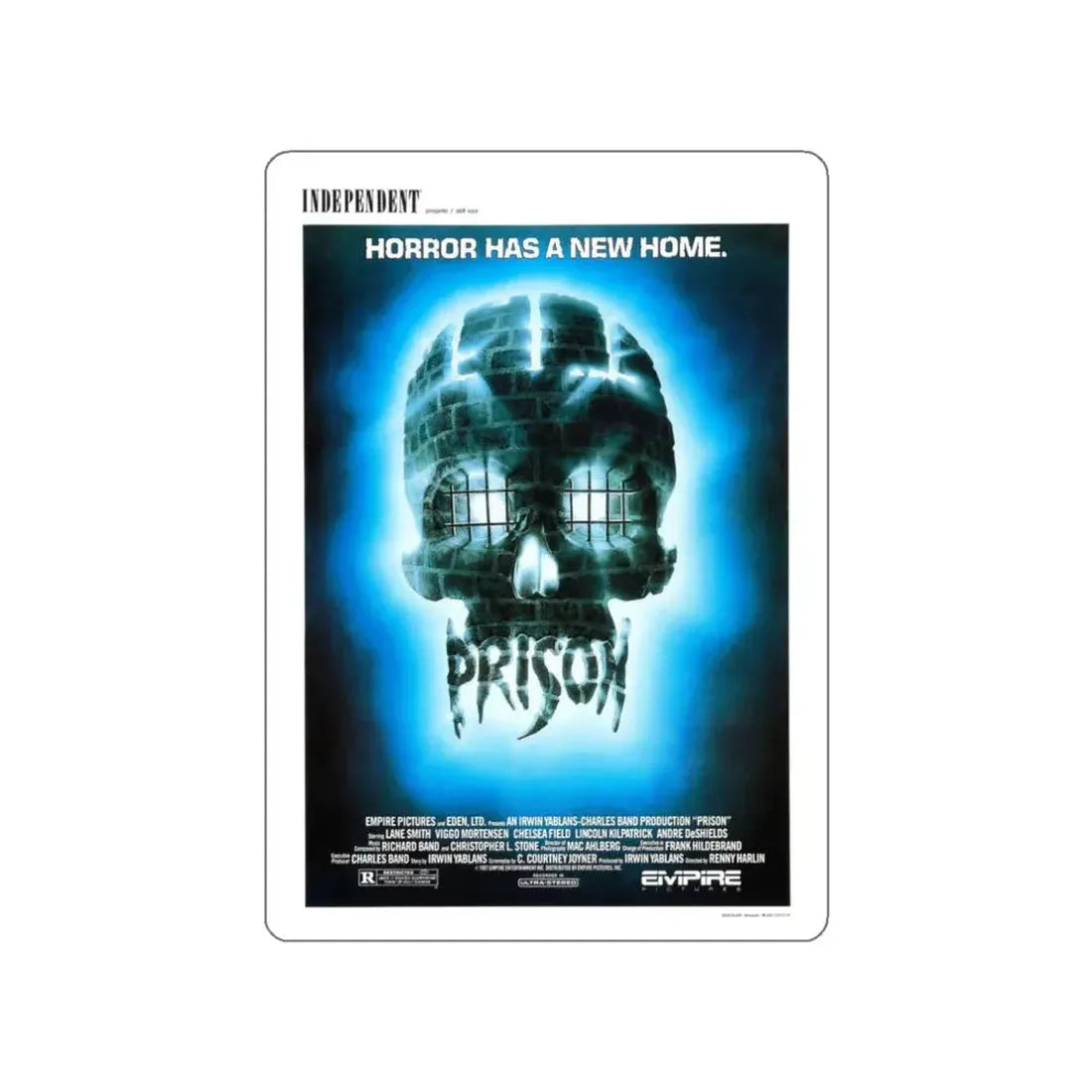 PRISON (2) 1987 Movie Poster STICKER Vinyl Die-Cut Decal 3 Inch - The Sticker Space
