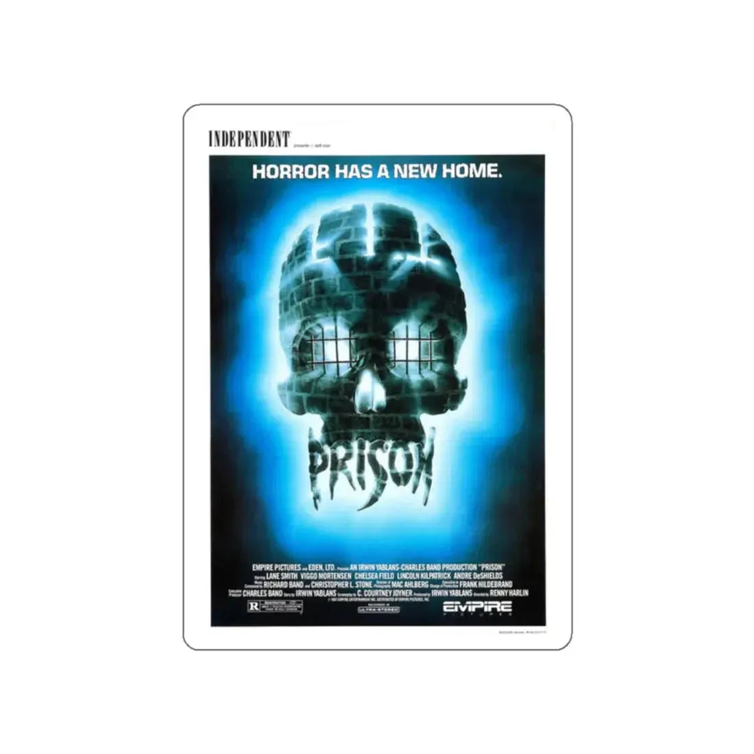 PRISON (2) 1987 Movie Poster STICKER Vinyl Die-Cut Decal - The Sticker Space