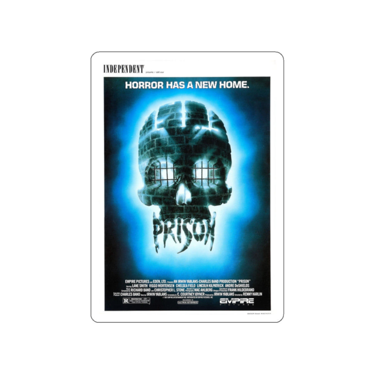 PRISON (2) 1987 Movie Poster STICKER Vinyl Die-Cut Decal-White-The Sticker Space