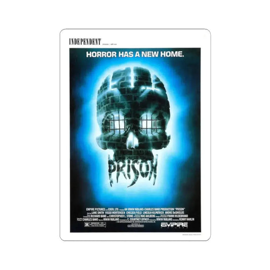 PRISON (2) 1987 Movie Poster - STICKER Vinyl Kiss-Cut Decal 2 Inch White - The Sticker Space