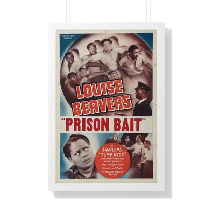 PRISON BAIT (REFORM SCHOOL) 1939 - Framed Movie Poster 20" x 30" White - The Sticker Space