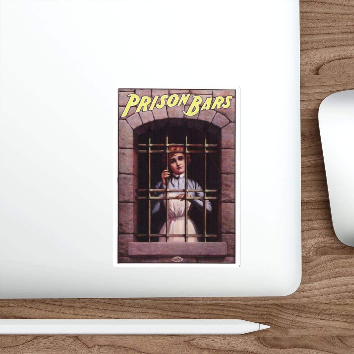 PRISON BARS 1901 Movie Poster STICKER Vinyl Die-Cut Decal-The Sticker Space