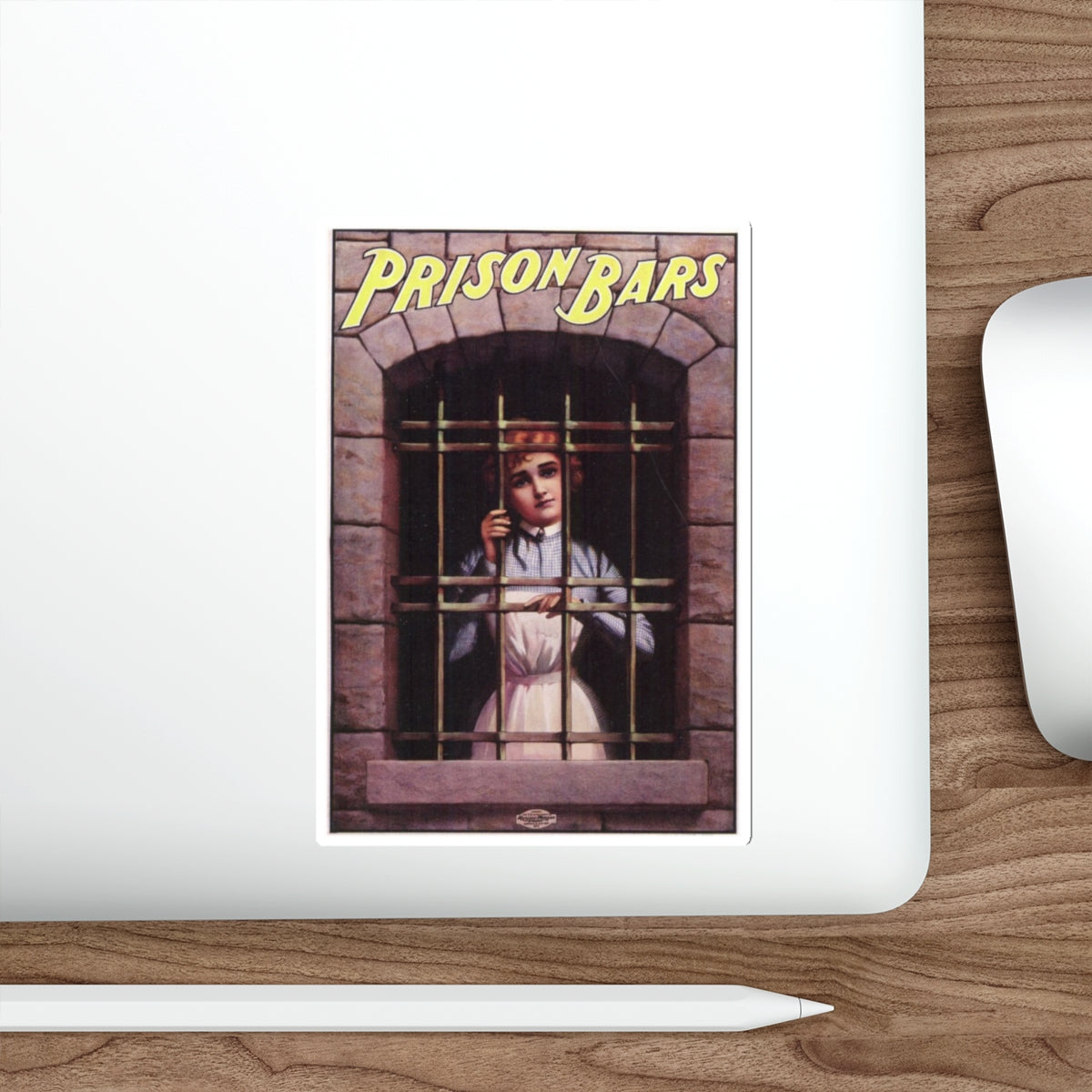 PRISON BARS 1901 Movie Poster STICKER Vinyl Die-Cut Decal-The Sticker Space