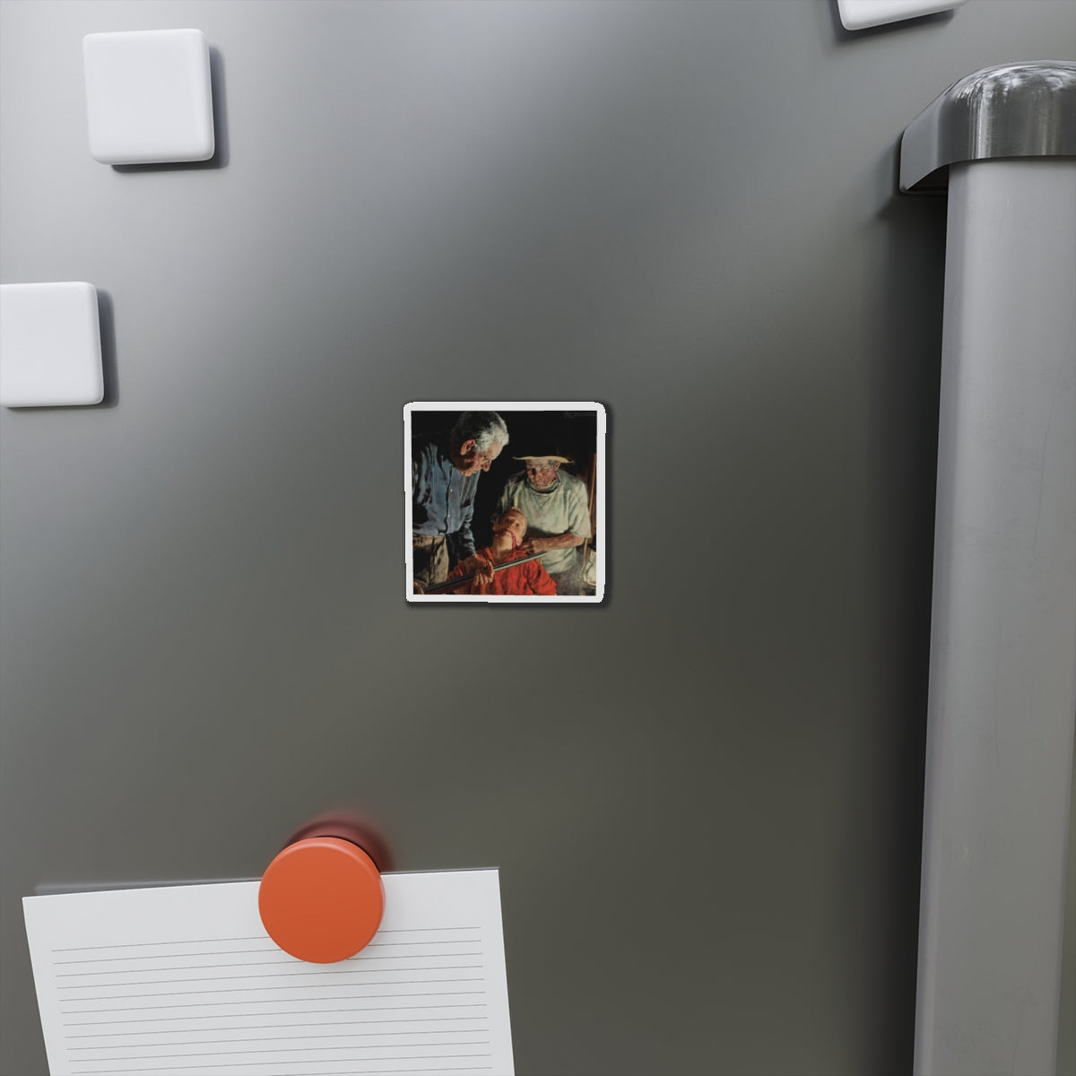 Prisoner (Magazine Illustration) Refrigerator Magnet-The Sticker Space