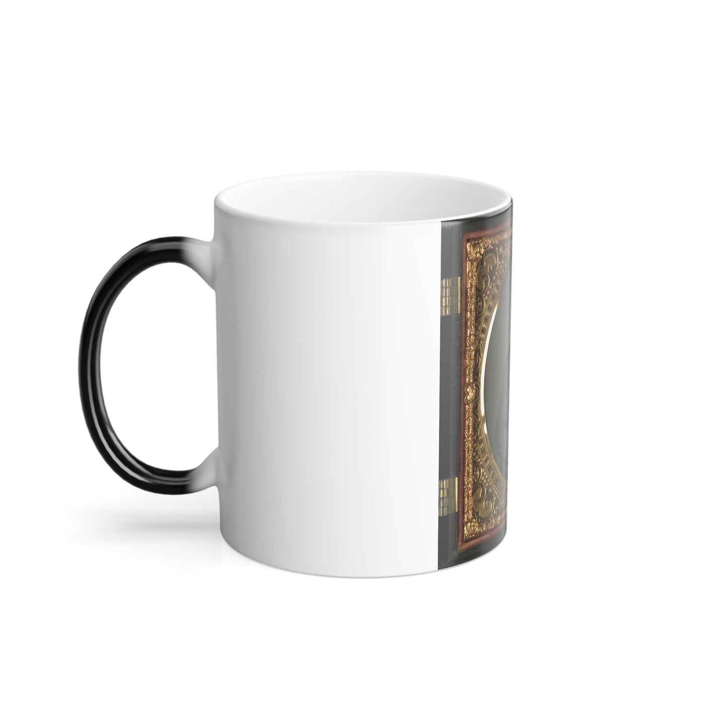 Private Alexander T. Harris of Richmond Parker Virginia Light Artillery Battery in Richmond Depot Jacket (U.S. Civil War) Color Morphing Mug 11oz-11oz-The Sticker Space