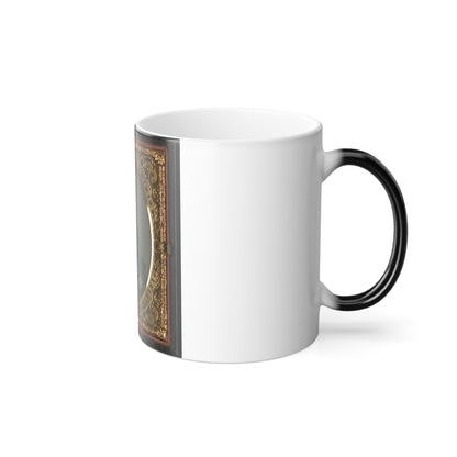 Private Alexander T. Harris of Richmond Parker Virginia Light Artillery Battery in Richmond Depot Jacket (U.S. Civil War) Color Morphing Mug 11oz-11oz-The Sticker Space