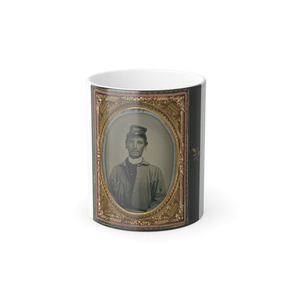 Private Archibald Magill Smith of Co. F, 1St Virginia Cavalry Regiment, and Co. D, 6Th Virginia Cavalry Regiment, in Uniform (U.S. Civil War) Color Morphing Mug 11oz-11oz-The Sticker Space