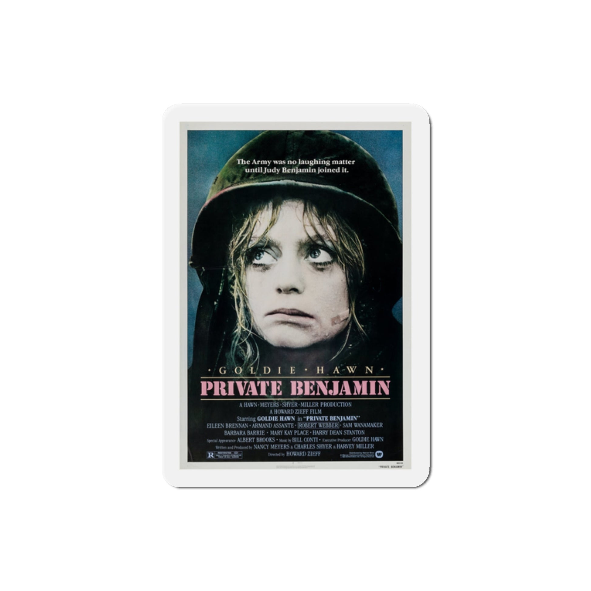 Private Benjamin 1980 Movie Poster Die-Cut Magnet-2" x 2"-The Sticker Space