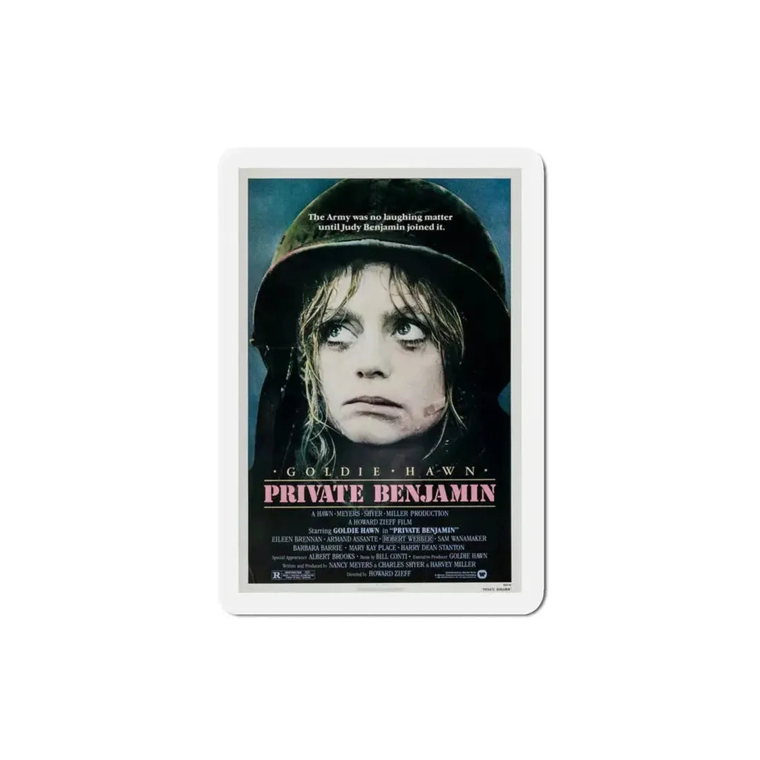 Private Benjamin 1980 Movie Poster Refrigerator Magnet 3 Inch - The Sticker Space