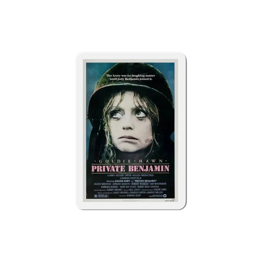Private Benjamin 1980 Movie Poster Refrigerator Magnet 4 Inch - The Sticker Space