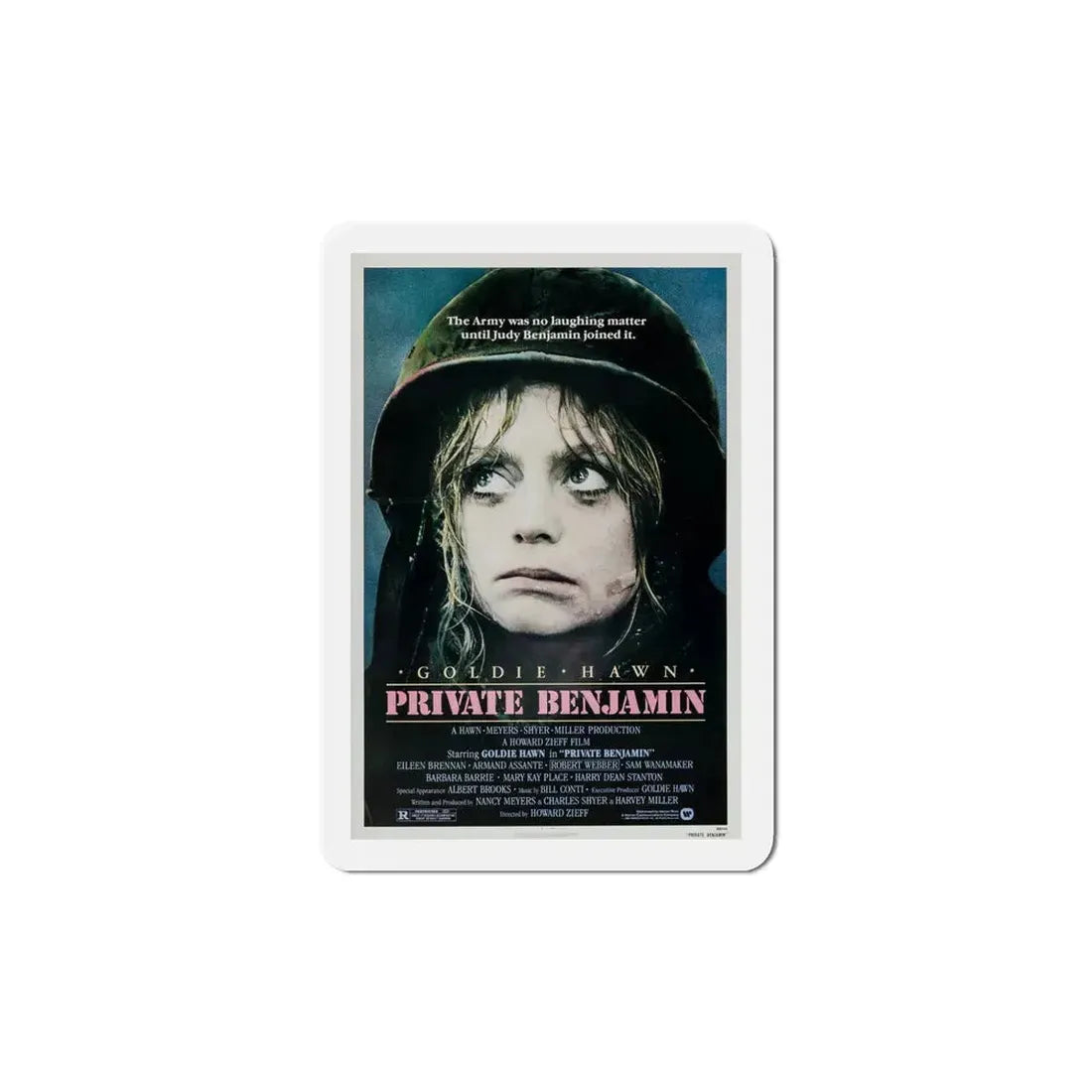 Private Benjamin 1980 Movie Poster Refrigerator Magnet 5 Inch - The Sticker Space