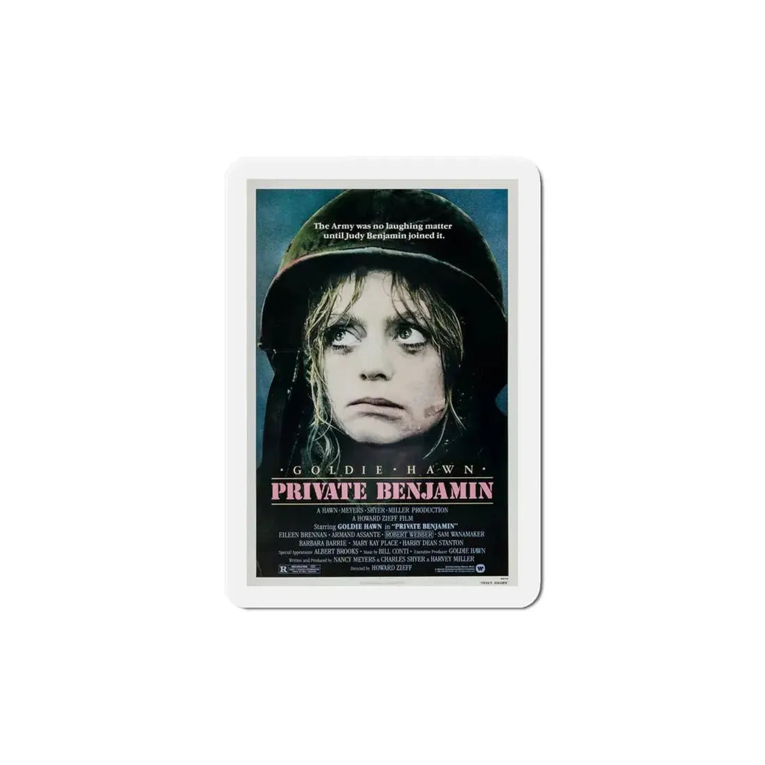 Private Benjamin 1980 Movie Poster Refrigerator Magnet 6 Inch - The Sticker Space