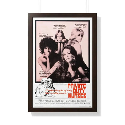 PRIVATE DUTY NURSES 1971 - Framed Movie Poster - The Sticker Space